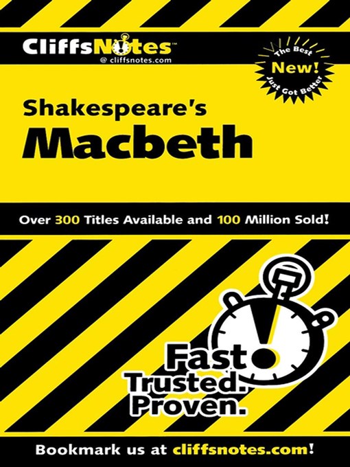 Title details for CliffsNotes on Shakespeare's Macbeth by Alex Went - Available